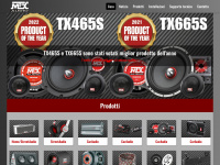 mtxaudio.it Webseite Vorschau