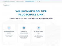 flugschule-link.de Webseite Vorschau