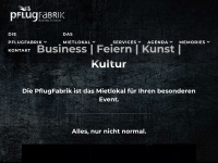 pflugfabrik.ch Webseite Vorschau