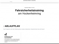fahrsicherheitstraining-hockenheim.de Webseite Vorschau