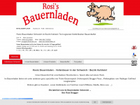 rosis-bauernladen.at Webseite Vorschau