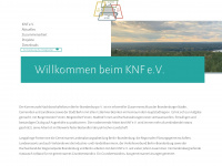 knf-ev.de Webseite Vorschau