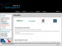 agilitysports-halle4.ch Webseite Vorschau