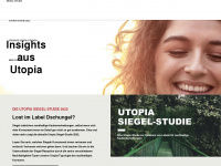 utopia-insights.de Webseite Vorschau
