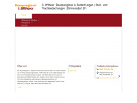 wittwer-bauspenglerei-bedachungen.ch Webseite Vorschau