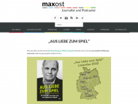 maxost.de Webseite Vorschau