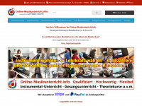 online-musikunterricht.info Webseite Vorschau