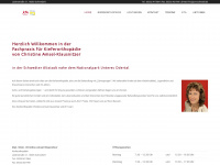 kieferorthopaedie-schwedt.de Webseite Vorschau