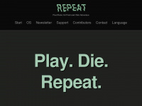 repeat-thegame.com Webseite Vorschau