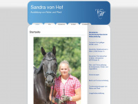 sandra-vonhof.de Webseite Vorschau