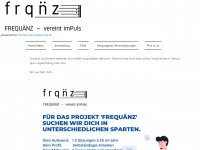 frequaenz.ch Webseite Vorschau