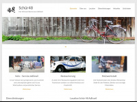 schuer48.ch Webseite Vorschau