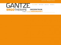 gantze-ergotherapie.de Webseite Vorschau
