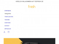 teafresh.shop Webseite Vorschau