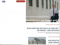 interim-search.ch Webseite Vorschau