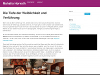mahaliahorvath.ch Webseite Vorschau