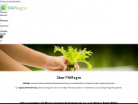 fairagro.net Webseite Vorschau