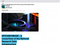 nfdi4bioimage.de Webseite Vorschau
