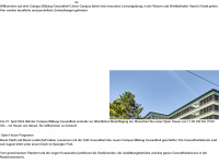 campus-bildung-gesundheit.ch Webseite Vorschau