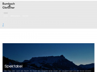 bumbach-gletscher.ch Webseite Vorschau