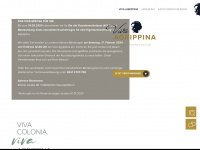 viva-agrippina.de Webseite Vorschau