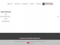 bergmann-architekturbuero.de Webseite Vorschau