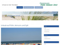 ferienland-foehr-amrum-sylt.de Webseite Vorschau