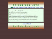 felixkrickl.xyz Webseite Vorschau