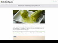limettenkaviar.com Webseite Vorschau
