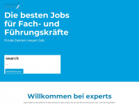 experts.jobs Webseite Vorschau