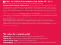 gerechtigkeit-jetzt.org Webseite Vorschau
