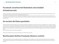 datenleck-schadensersatz.de Webseite Vorschau