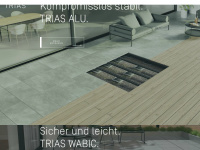 trias-terrasse.de Webseite Vorschau