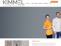 kimmel-zahntechnik-karriere.de Webseite Vorschau
