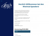 rheintalspeeders.ch Webseite Vorschau