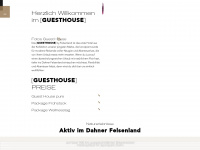 guesthouse-felsenland.de Webseite Vorschau