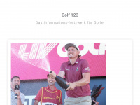 golf123.net Webseite Vorschau