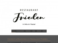 frieden-wila.ch Webseite Vorschau