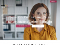 social-on.de Webseite Vorschau