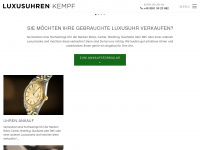 ankauf-luxusuhren-kempf.de Webseite Vorschau