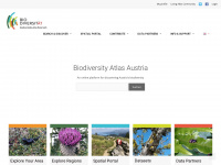 biodiversityatlas.at Webseite Vorschau