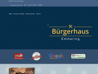 buergerhaus-emmering.de Webseite Vorschau