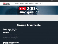 srg-initiative.ch Webseite Vorschau