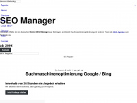 seo-manager.info Webseite Vorschau