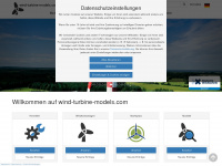 wind-turbine-models.com Webseite Vorschau