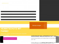 gnaedinger-malerwerkstatt.ch Webseite Vorschau