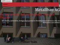 bach-metallbau.ch Webseite Vorschau