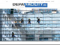 depafacility.ch Webseite Vorschau