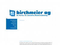 birchmeier-ag.ch Webseite Vorschau