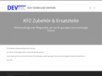 duerr-elektronik-vertrieb.com Webseite Vorschau